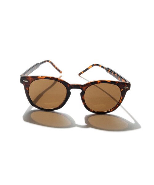 Mila Owen（ミラオーウェン）の「ラウンドフレームサングラス（サングラス・レディース・BLK/BRW・F）」の2枚目の写真