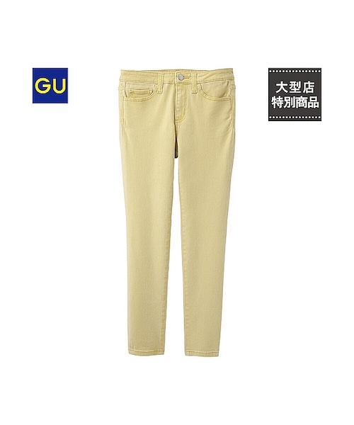 GU(ジーユー)の「(GU)スキニージーンズD(WOMEN ⁄ ジーンズ・レディース・BLUE/YELLOW/GREEN/PINK・L/M/S/XL)」の3枚目の写真