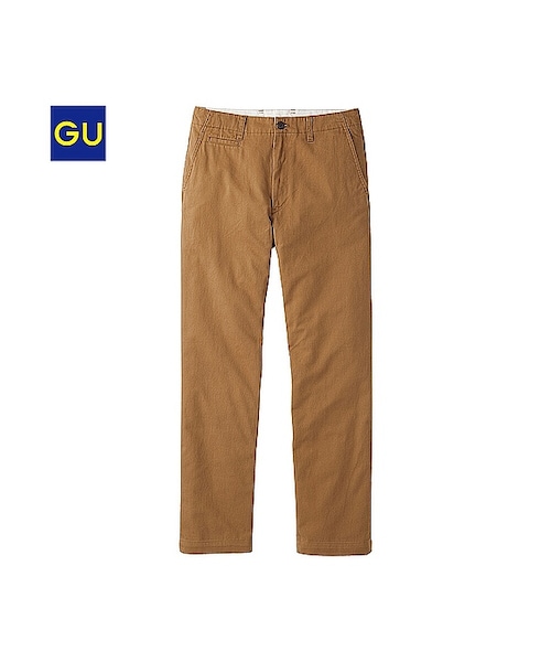 GU(ジーユー)の「(GU)ワークチノB(MEN ⁄ チノ・イージーパンツ・デザインパンツ・メンズ・BROWN/OLIVE/NAVY/BEIGE/BLACK・73/91/88/82/76/79/95/85)」の1枚目の写真