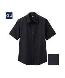 GU | （GU）ブロードシャツ（半袖）(トップス)
