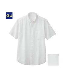 GU | （GU）オックスフォードシャツ（半袖）(トップス)