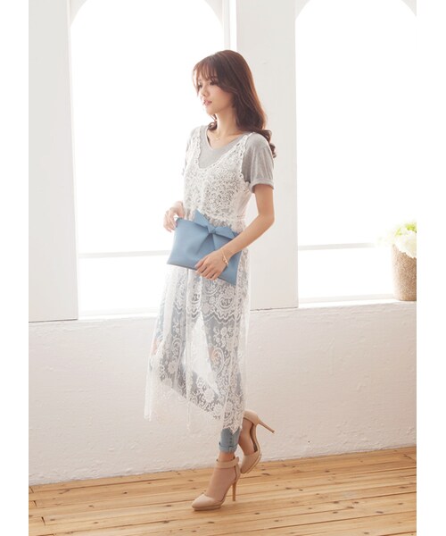 gracegift（グレースギフト）の「尖頭踝帶防水台高跟鞋（シューズ・レディース・杏色/白/黑・35/36/37/38/39/40/41）」の16枚目の写真