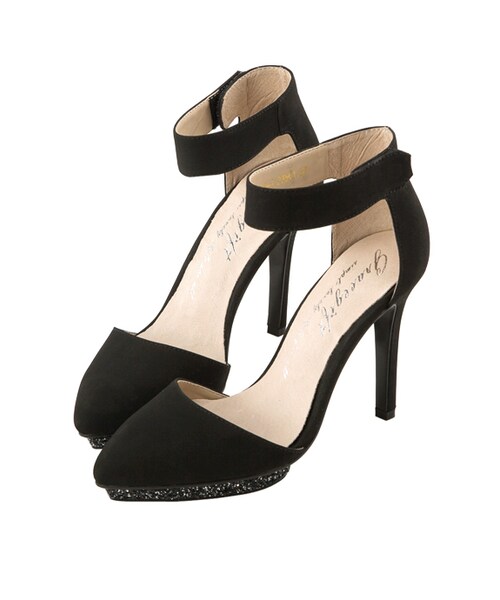 gracegift（グレースギフト）の「尖頭踝帶防水台高跟鞋（シューズ・レディース・杏色/白/黑・35/36/37/38/39/40/41）」の21枚目の写真