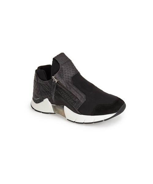 CINZIA ARAIA（チンツィア アライア）の「CA by CINZA ARAIA CA by CINZIA ARAIA Snake Embossed Leather & Suede Sneaker (Women)（スニーカー・レディース・Black・40.5 EU/36 EU/36.5 EU/37.5 EU/38 EU/38.5 EU/39.5 EU/40 EU）」の2枚目の写真