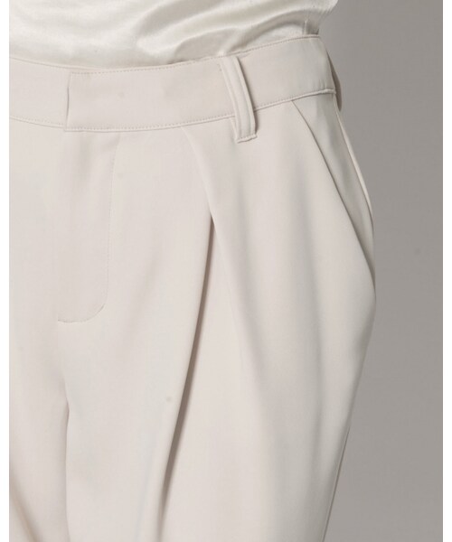 VICKY（ビッキー）の「エステルダブルクロスタックパンツ（パンツ・レディース・ブラック/グレージュ・SS/S/M）」の5枚目の写真