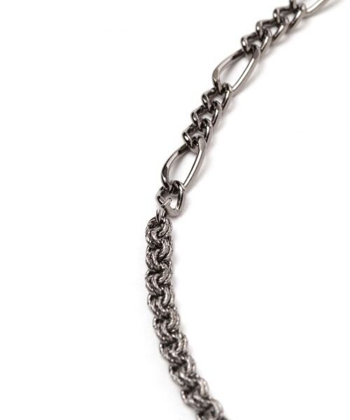 RAGEBLUE（レイジブルー）の「デザインロングチェーンネックレス（アクセサリー・メンズ・ブラック系09/シルバー系12・ONE SIZE）」の3枚目の写真