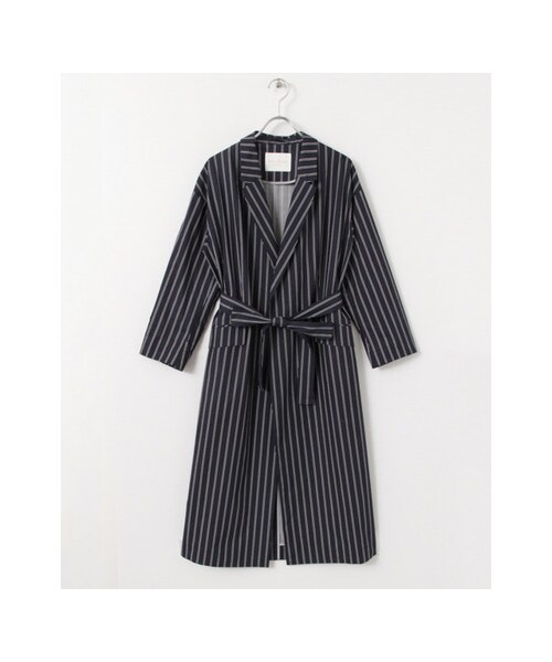 URBAN RESEARCH（アーバンリサーチ）の「マキシ丈ジャケットコート（ジャケット/アウター・レディース・OF×BK SRP/NV×OF SRP・FREE）」の2枚目の写真