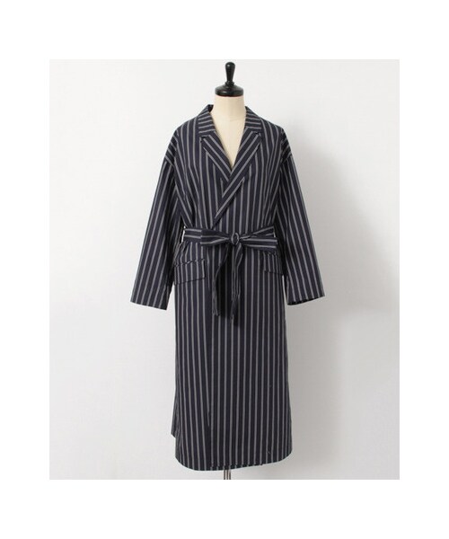 URBAN RESEARCH（アーバンリサーチ）の「マキシ丈ジャケットコート（ジャケット/アウター・レディース・OF×BK SRP/NV×OF SRP・FREE）」の3枚目の写真