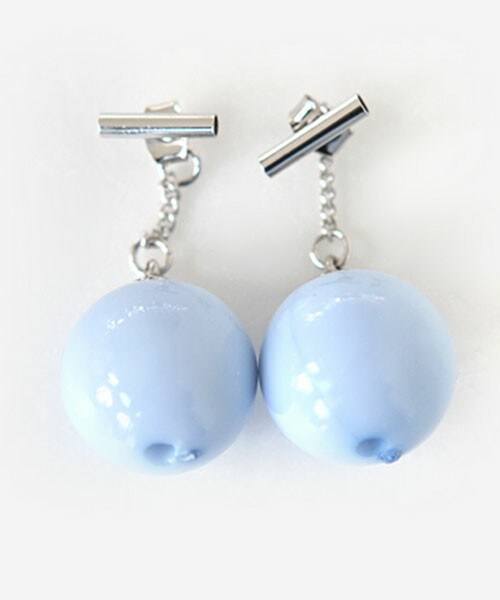 DHOLIC（ディーホリック）の「パステルカラーボールピアス（ピアス（両耳用）・レディース・アイボリー/ピンク/ミント/ディープスカイブルー・FREE）」の3枚目の写真