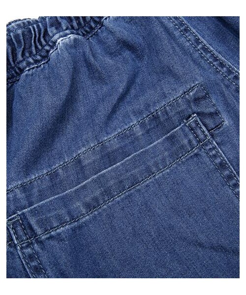 plain-me(プレインミー)の「丹寧抽繩剪裁短褲(その他・メンズ・深藍・S/M/L)」の4枚目の写真