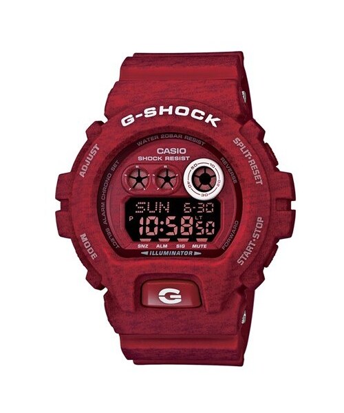 G-SHOCK（ジーショック）の「G-Shock XL Print Resin Digital Watch, 58mm x 54mm（アナログ腕時計・レディース・Red）」の2枚目の写真