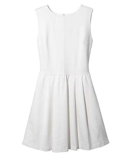 PEACH JOHN（ピーチジョン）の「ＰＪ／ジャージーリトルノースリーブドレスＮＥＯ（ワンピース/ドレス・レディース・ブラック/オフホワイト/ネイビー/シトロン/グリーン/クリアピンク/クリアブルー・S/M/L）」の2枚目の写真