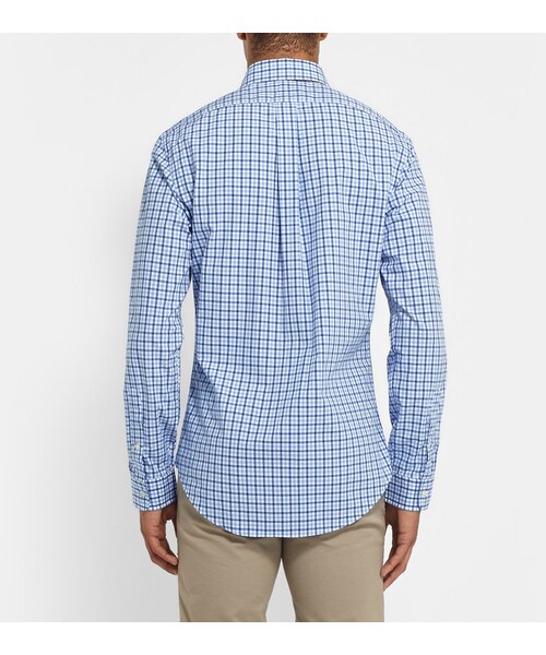 POLO RALPH LAUREN（ポロ ラルフ ローレン）の「Polo Ralph Lauren Button-Down Collar Check Cotton Shirt（シャツ/ブラウス・メンズ・Blue・M/S/XL/XXL/L）」の5枚目の写真