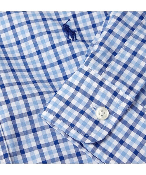 POLO RALPH LAUREN（ポロ ラルフ ローレン）の「Polo Ralph Lauren Button-Down Collar Check Cotton Shirt（シャツ/ブラウス・メンズ・Blue・M/S/XL/XXL/L）」の6枚目の写真