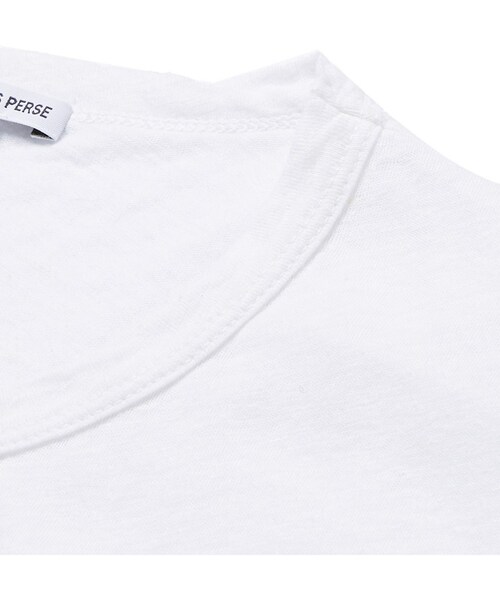 JAMES PERSE（ジェームスパース）の「James Perse Linen and Cotton-Blend Jersey T-Shirt（Tシャツ/カットソー・メンズ・White・1/3/2/4/5）」の6枚目の写真