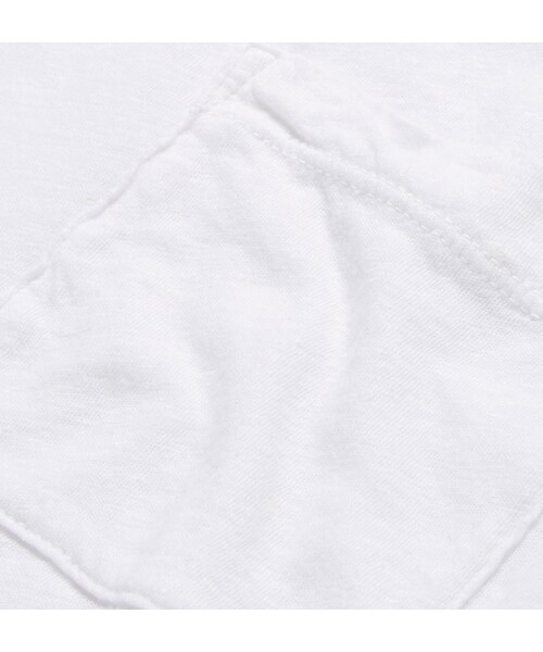 JAMES PERSE（ジェームスパース）の「James Perse Linen and Cotton-Blend Jersey T-Shirt（Tシャツ/カットソー・メンズ・White・1/3/2/4/5）」の2枚目の写真
