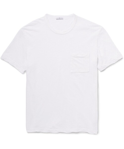 James Perse（ジェームスパース）の「James Perse Linen and Cotton-Blend Jersey T