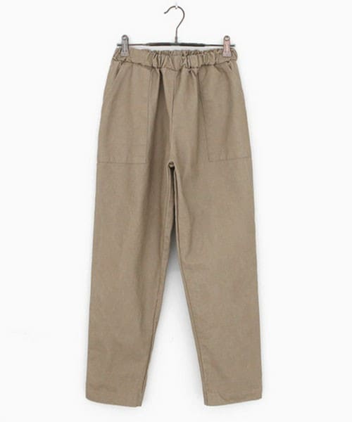 DHOLIC（ディーホリック）の「ウエストゴムウォッシュバギーパンツ（その他パンツ・レディース・ホワイトアイボリー/ベージュ/ブラックグレー・FREE）」の3枚目の写真