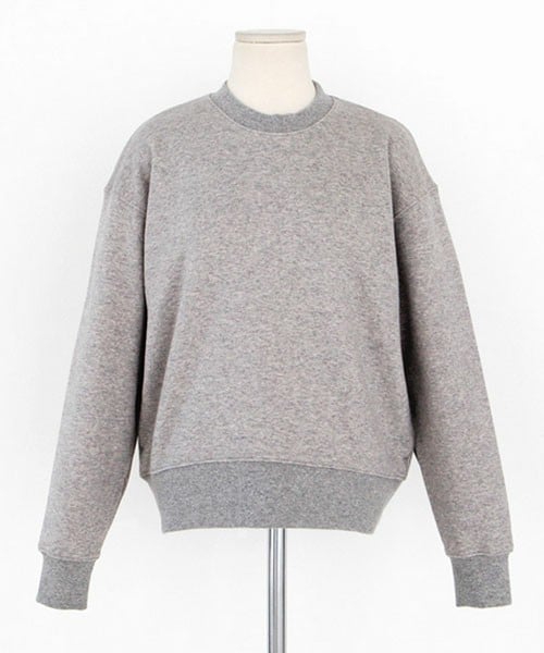 DHOLIC（ディーホリック）の「5colorsスウェットトップス（スウェット・レディース・ホワイトアイボリー/ライトパープル/ライトグレー/ライトベージュ/ブラック・FREE）」の3枚目の写真