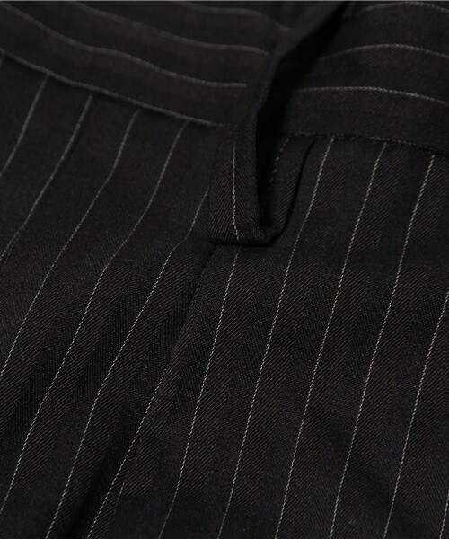 Johnbull Private labo（ジョンブルプライベートラボ）の「カラースラックス（スラックス・レディース・ブラック/ストライプ・X-SMALL/SMALL/MEDIUM）」の12枚目の写真