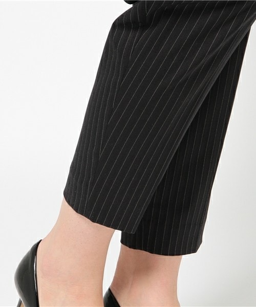 Johnbull Private labo（ジョンブルプライベートラボ）の「カラースラックス（スラックス・レディース・ブラック/ストライプ・X-SMALL/SMALL/MEDIUM）」の10枚目の写真