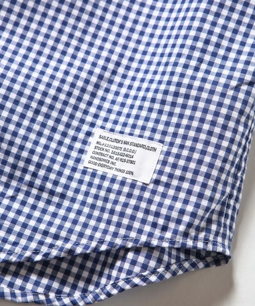 SABLE CLUTCH（セーブルクラッチ）の「リトルB.D カモフラージュカラー ギンガムチェック シャツ（シャツ/ブラウス・メンズ・ブラック/ブルー・S/M/L/XL）」の12枚目の写真