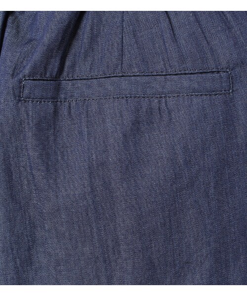 PAGEBOY（ページボーイ）の「サイド編み上げタック入りガウチョパンツ（パンツ・レディース・ブラック/ブラック系/ブルー/インディゴ）」の12枚目の写真