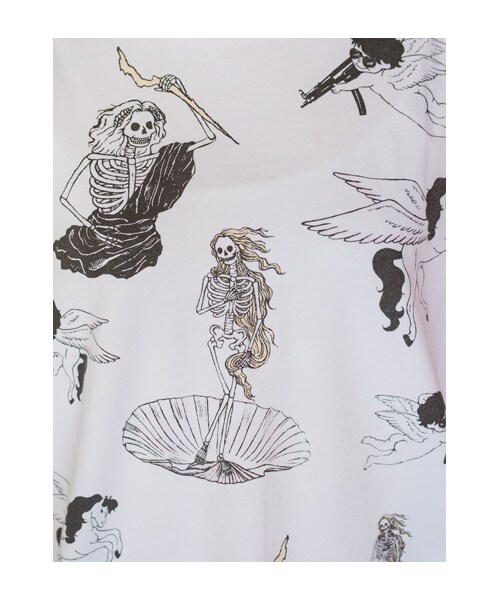 lazybone（レイジーボーン）の「Greek Mythology（トップス・レディース・白色・S/M）」の6枚目の写真