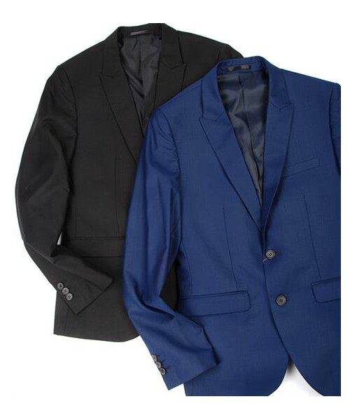 plain-me（プレインミー）の「劍領雙釦合身西裝外套（その他・メンズ・深藍/黑・S/M/L）」の2枚目の写真