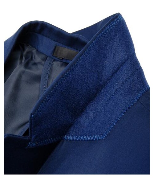 plain-me（プレインミー）の「劍領雙釦合身西裝外套（その他・メンズ・深藍/黑・S/M/L）」の8枚目の写真