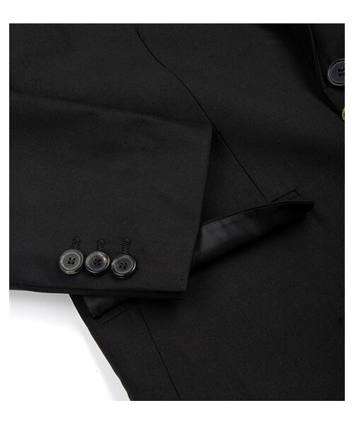 plain-me(プレインミー)の「西裝領雙釦半裡西裝外套(その他・メンズ・深藍/黑・S/M/L)」の9枚目の写真