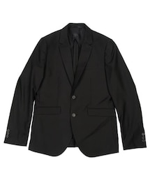 plain-me | 西裝領雙釦半裡西裝外套(その他)