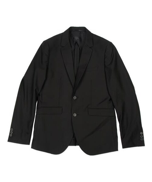 plain-me(プレインミー)の「西裝領雙釦半裡西裝外套(その他・メンズ・深藍/黑・S/M/L)」の7枚目の写真