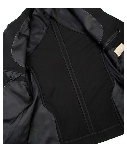 plain-me(プレインミー)の「西裝領雙釦半裡西裝外套(その他・メンズ・深藍/黑・S/M/L)」の11枚目の写真