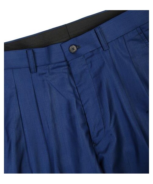 plain-me（プレインミー）の「西裝料鬆身剪裁九分褲（その他・メンズ・深藍/黑・S/M/L）」の3枚目の写真