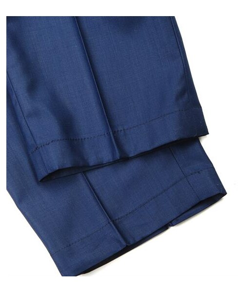 plain-me（プレインミー）の「西裝料鬆身剪裁九分褲（その他・メンズ・深藍/黑・S/M/L）」の4枚目の写真