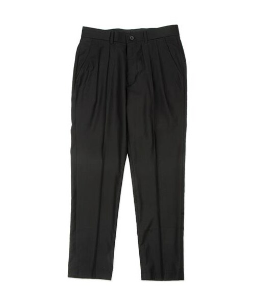 plain-me（プレインミー）の「西裝料鬆身剪裁九分褲（その他・メンズ・深藍/黑・S/M/L）」の6枚目の写真