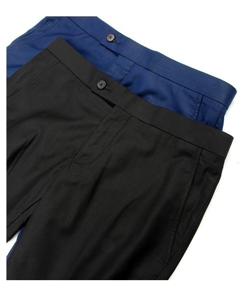 plain-me（プレインミー）の「低腰窄板合身西裝褲（その他・メンズ・深藍/黑・S/M/L）」の2枚目の写真