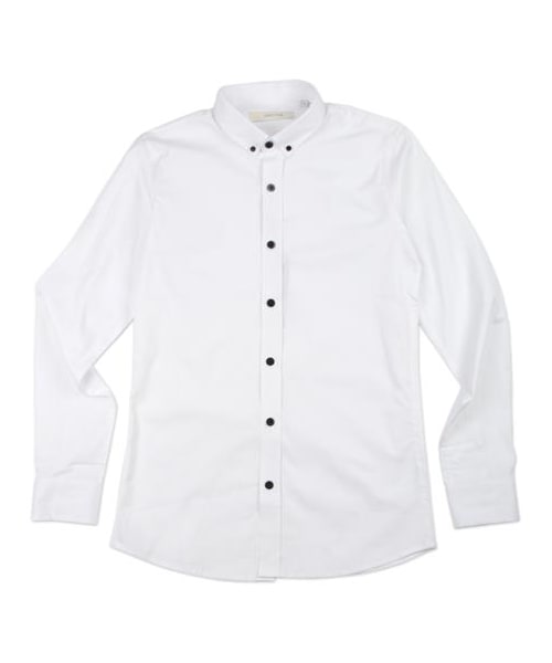 plain-me（プレインミー）の「精織彈性合身白襯衫（その他・メンズ・白釦/黑釦・S/M/L）」の5枚目の写真