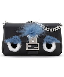 FENDI | Fendi 'Monster' Genuine Rabbit Fur & Genuine Fox Fur Micro Baguette(バッグ)