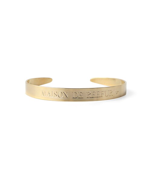 MAISON DE REEFUR（メゾンドリーファー）の「REEFUR Logo Bangle（ACCESSORIES・レディース・Gold/Silver・F）」の2枚目の写真