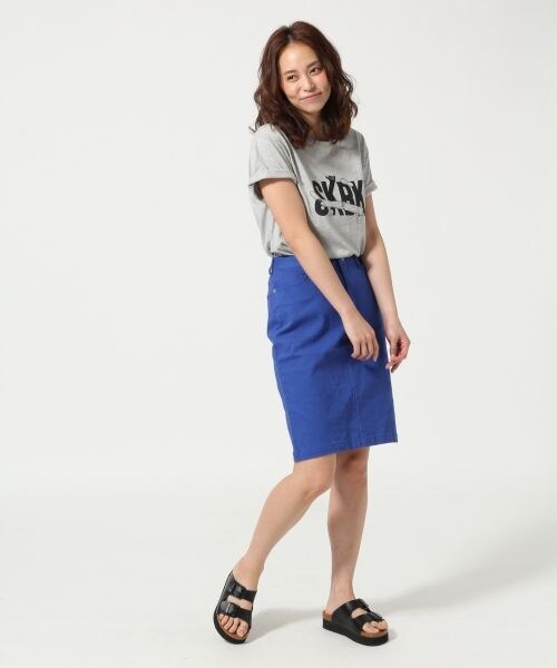 LOWRYS FARM(ローリーズファーム)の「ピケタイトSK(スカート・レディース・オフ08/イエロー65/グリーン75/ブルー85/ネイビー88・M/L)」の7枚目の写真