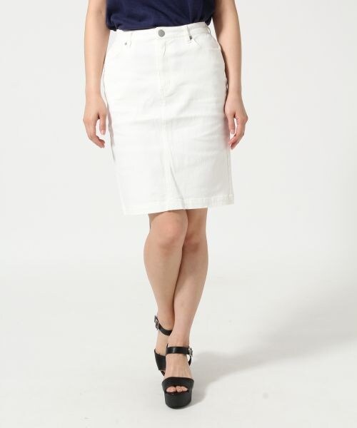 LOWRYS FARM(ローリーズファーム)の「ピケタイトSK(スカート・レディース・オフ08/イエロー65/グリーン75/ブルー85/ネイビー88・M/L)」の1枚目の写真