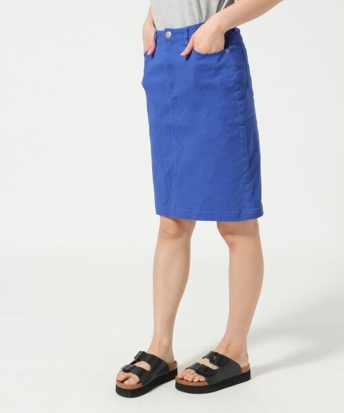 LOWRYS FARM(ローリーズファーム)の「ピケタイトSK(スカート・レディース・オフ08/イエロー65/グリーン75/ブルー85/ネイビー88・M/L)」の3枚目の写真