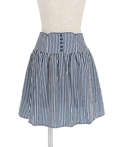 STORES.jp（ストアーズドットジェーピー）の「細ストライプスカパン/F i.n.t（ワンピース・レディース・その他）」の2枚目の写真