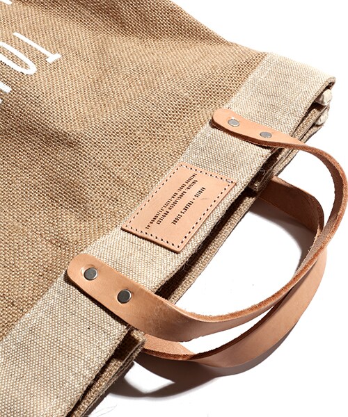 APOLIS(アポリス)の「MARKET BAG(バッグ・メンズ・ナチュラル・ONE SIZE)」の4枚目の写真