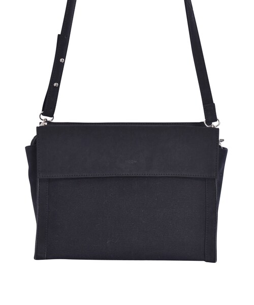 EMODA（エモダ）の「COMBI CANVAS BAG（バッグ・レディース・ホワイト/ブラック・F）」の6枚目の写真