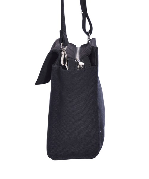 EMODA（エモダ）の「COMBI CANVAS BAG（バッグ・レディース・ホワイト/ブラック・F）」の4枚目の写真