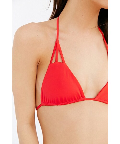 URBAN OUTFITTERS（アーバンアウトフィッターズ）の「Out From Under Strappy Triangle Bikini Top（水着・レディース・BLACK/SKY/RED・S/M/L）」の9枚目の写真