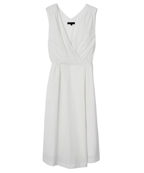 MERCURYDUO（マーキュリーデュオ）の「【LUX】 タイプライターカシュクールワンピース（ワンピース/ドレス・レディース・オフホワイト/カーキ・F）」の9枚目の写真